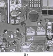 瓷板画-民俗风尚与陶文化之谐和