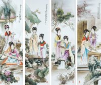 创作重工粉彩人物瓷画的体会