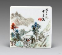 浅绛彩瓷所反映的文人画元素