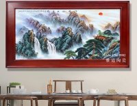 瓷板画的艺术魅力